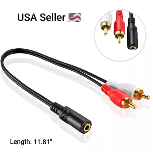 5mm female rca - 3.5mm,